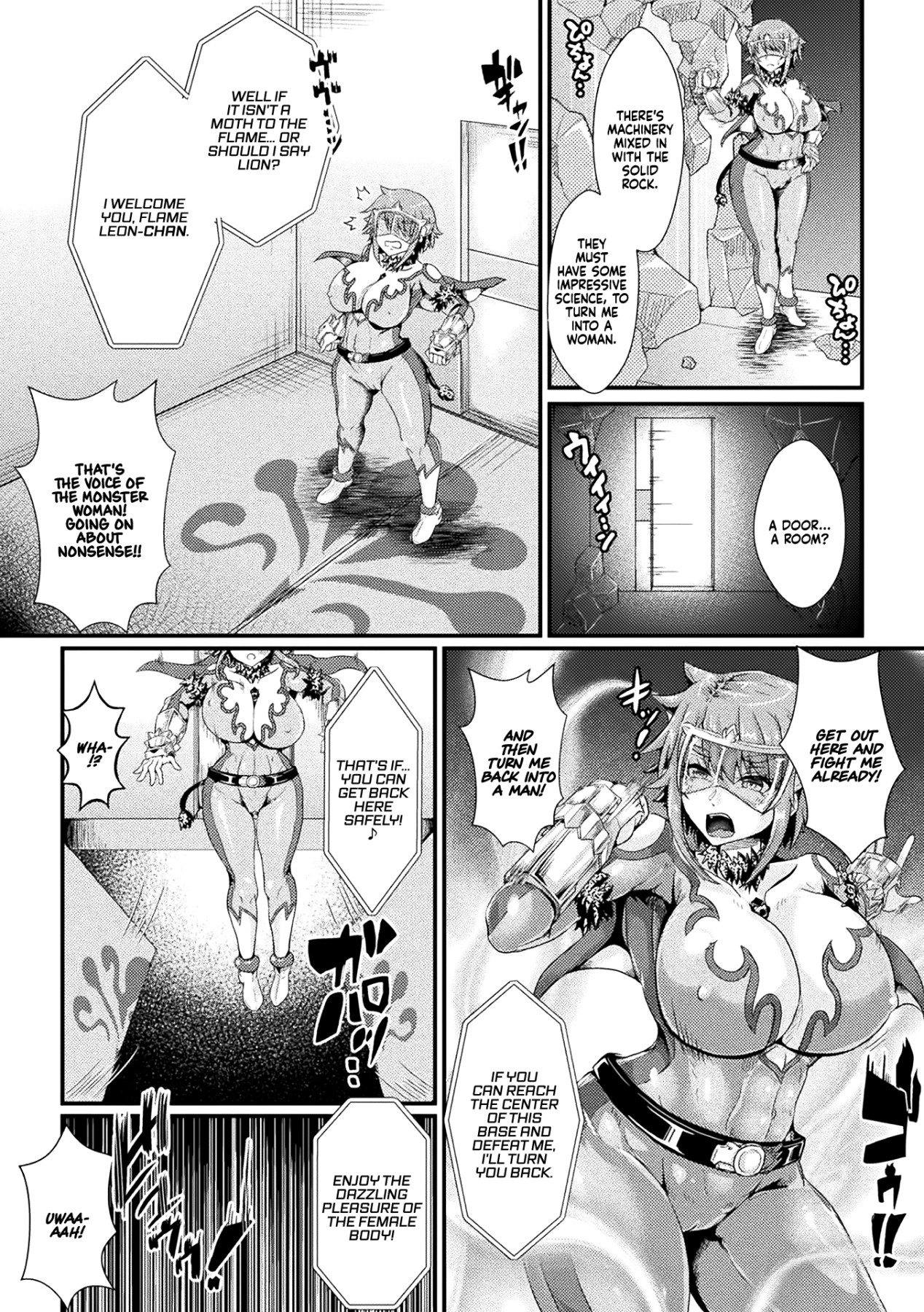 Hentai Manga Comic-RAPE-BREAKABLE Sex Change Hero's Decisive Battle! The Trap Covered Enemy Base!-Read-3